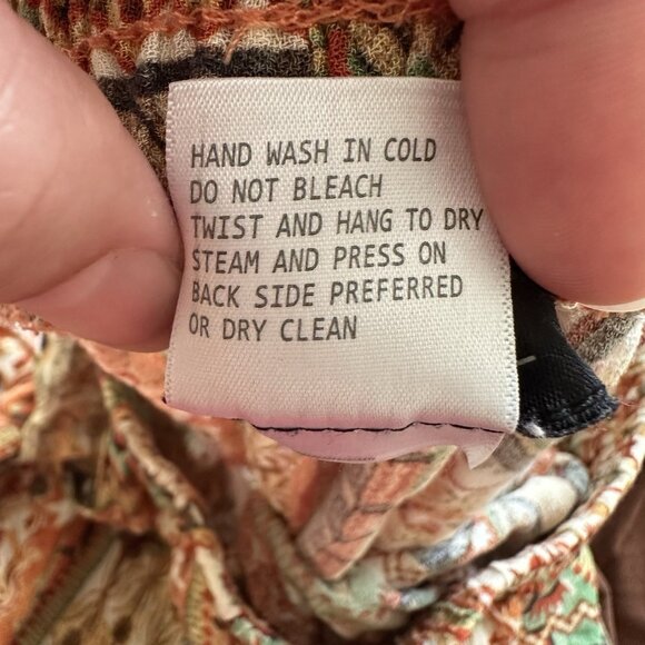 Rachel Zoe Harem Pants Pockets Women L Boho Hippie Pull On Elastic Fall Autumn - Picture 7 of 7